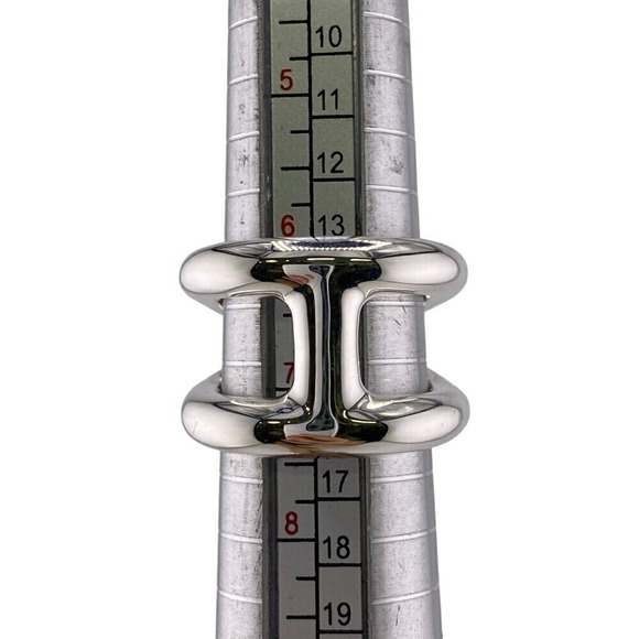 HERMES Osmoz GM Ring Silver Ladies - Picture 6 of 11